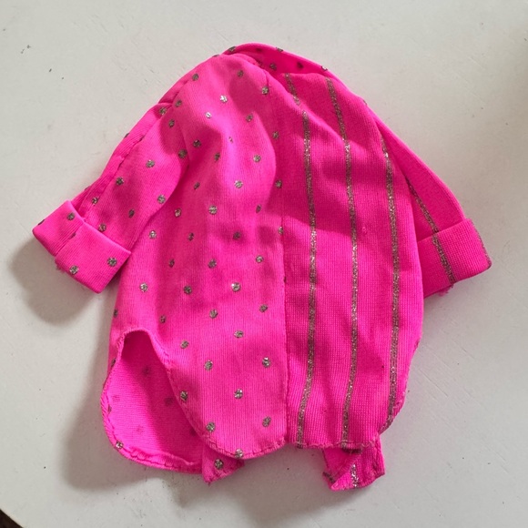 Vintage 1985 Barbie & the Rockers doll pink/Sparkly gold jacket - Picture 4 of 4